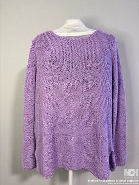 Au Cotton Long Sleeve Knitted Sweater